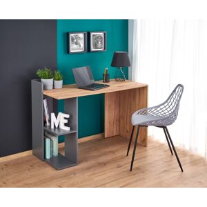 Písací stôl Fino - dub wotan / antracit