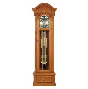 Rustikálne stojace hodiny s kyvadlom Gubernator - drevo D3
