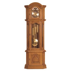Rustikálne stojace hodiny s kyvadlom Kinga Lux - drevo D3