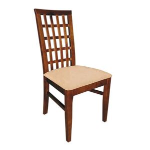 Jedálenská stolička Parma - drevo D3 / svetlomarhuľová (Rose white)