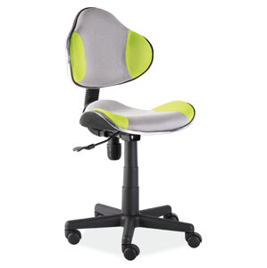 Kancelárska stolička Q-G2 - zelená / sivá