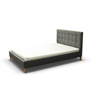 Čalúnená posteľ DAVID rozmer 120x200 cm Tmavosivá