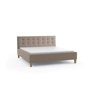 Čalúnená posteľ DAVID rozmer 90x200 cm Béžová