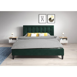 Čalúnená posteľ DAVID rozmer 120x200 cm Zelená