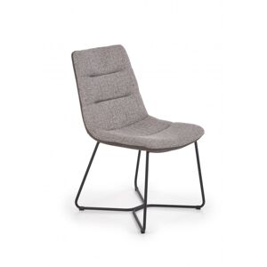 Jedálenská stolička K403 sivá / čierna Halmar