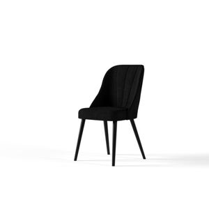 Škandinávska stolička Čierna Čierna