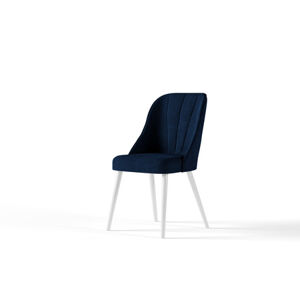 Škandinávska stolička Biela Modrá