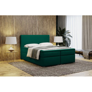 Čalouněná postel IMPERIA včetně úložného prostoru 180x200 Zelená