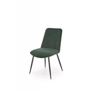 Jedálenská stolička K539 Halmar Tmavo zelená