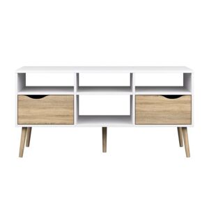 TV stolík OSLO 75391 dub sonoma / biela Tempo Kondela