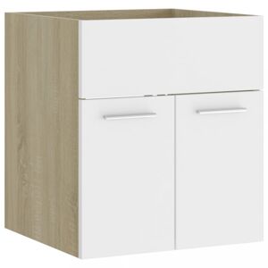 Skrinka pod umývadlo DTD Dekorhome Dub sonoma / biela