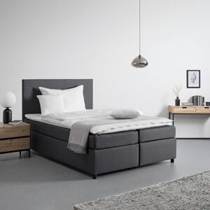 Posteľ boxspring FLORIN, 140x200, sivá