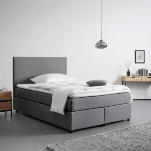 Postel Boxspring Melia, 140x200, Sivá