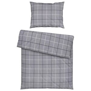 Posteľná Bielizeň Gitterkaro, 140/200cm, Sivá