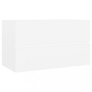 Skrinka pod umývadlo 80 cm Dekorhome Biela