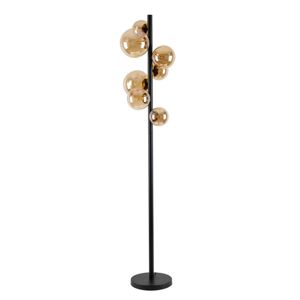 Stehleuchte Luzia In Schwarz/messing Max. 3,5 Watt