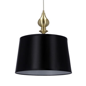 Závesná lampa PRIMA Candellux Čierna / zlatá