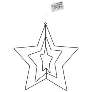 Vianočná Závesná Dekorácia Star, Výška: 44cm, S Led