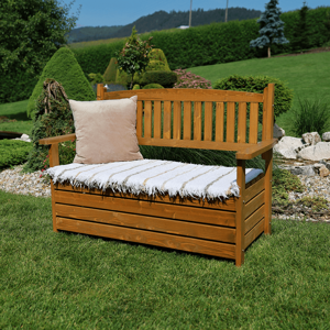 Záhradná lavička DILKA s úložným priestorom Tempo Kondela